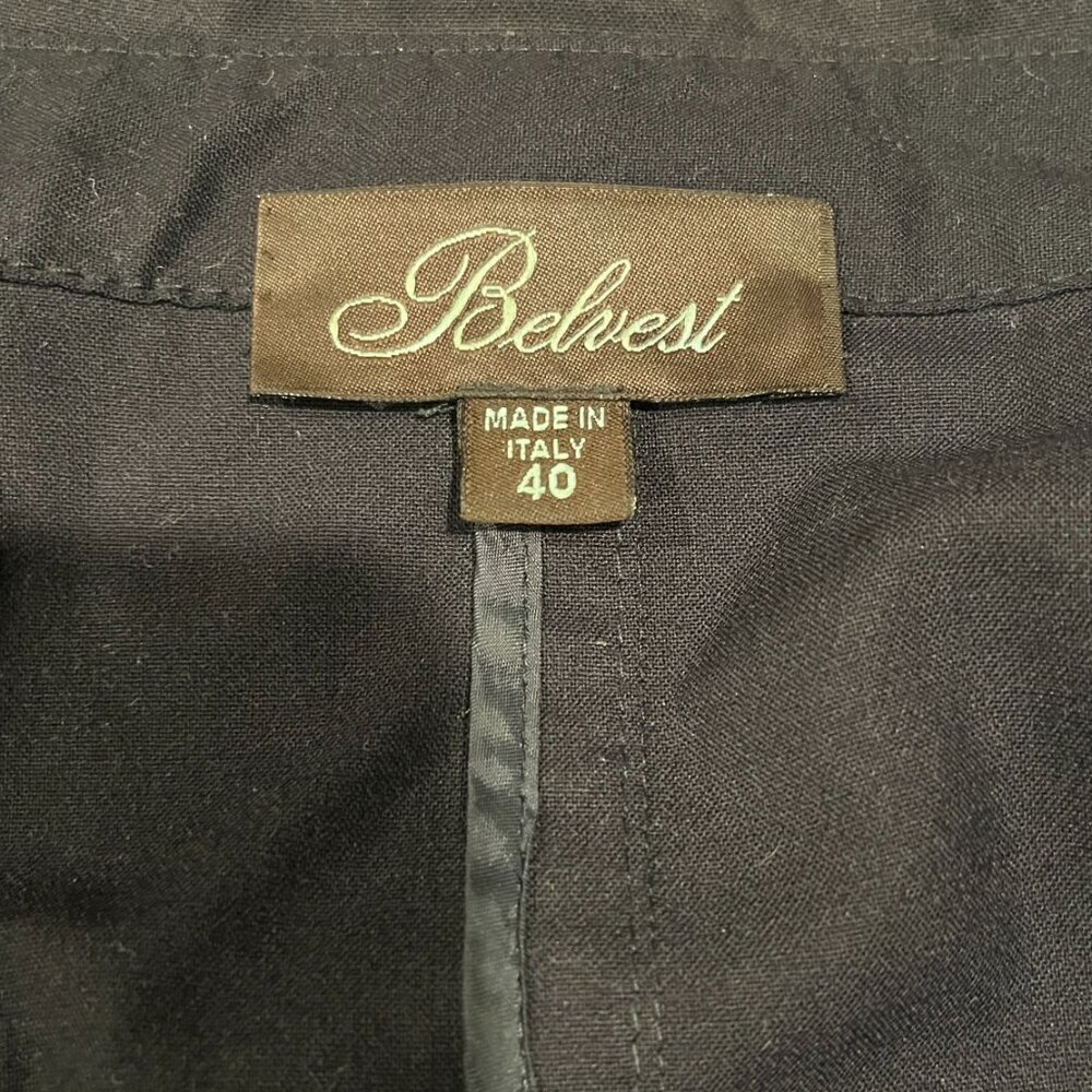 $3750 BELVEST DOUBLE BREASTED NAVY BLUE JACKET 4 - Picture 15 of 15